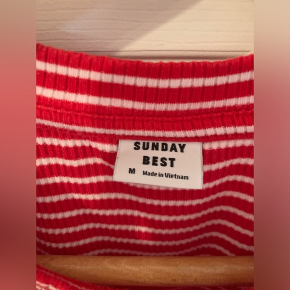 Sunday Best Striped T-Shirt - Picture 2 of 7